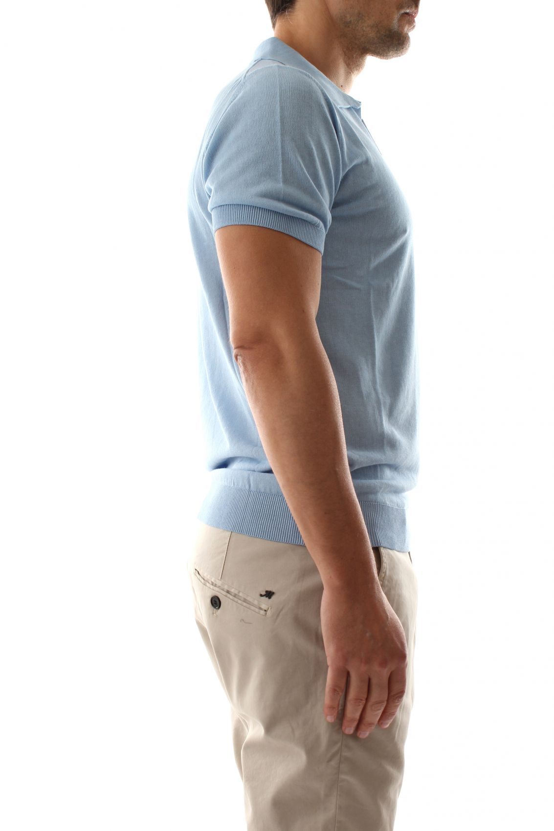 S5-HENRY Polo Celeste Man