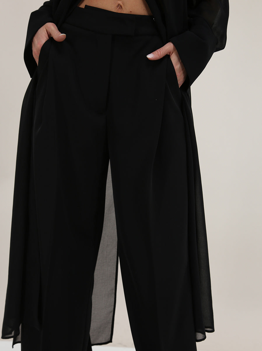 S4-PA018 Pantalone Nero