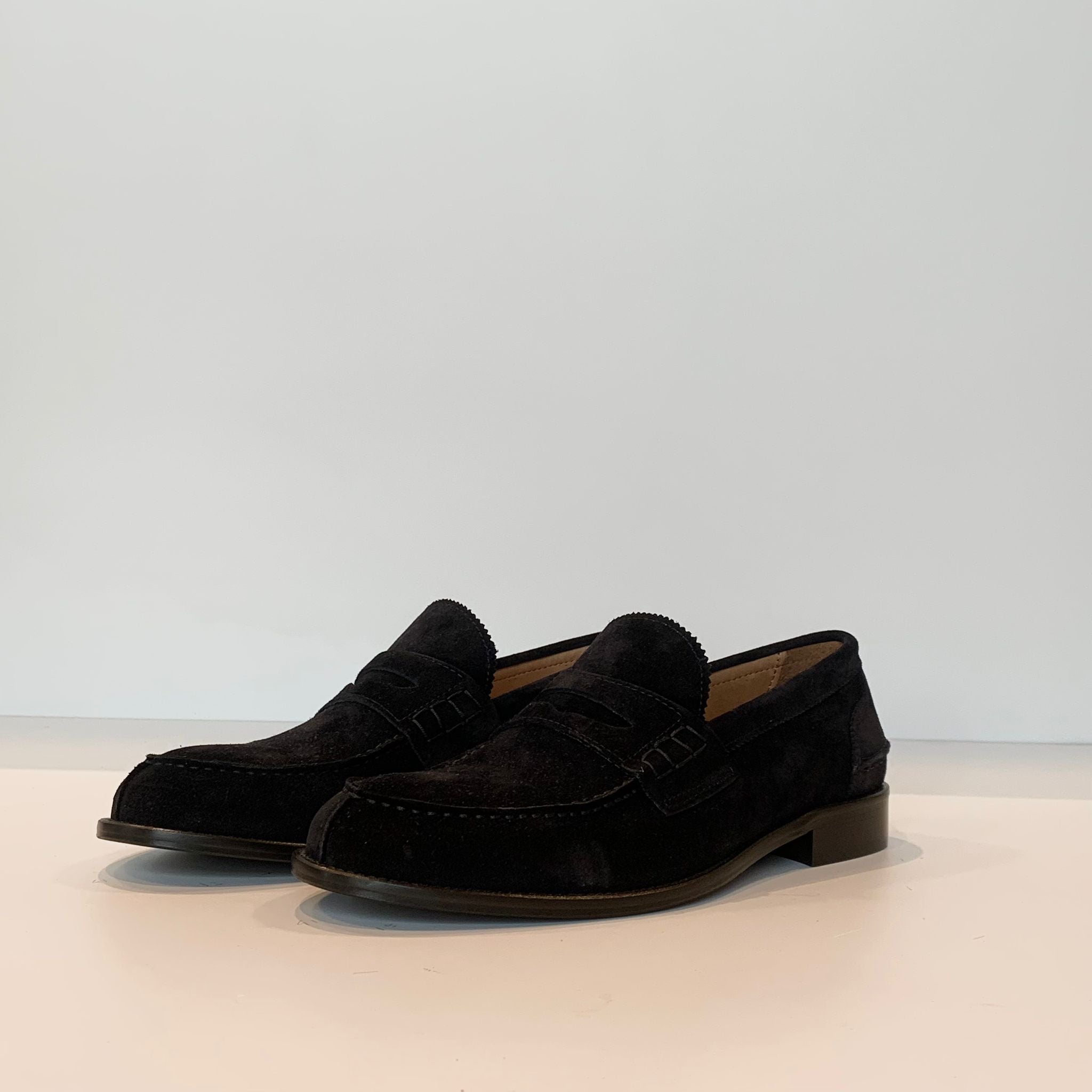 S4-MS10 Mocassino Camoscio Navy Man