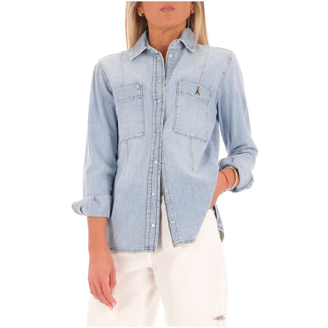 S5-8C0771 Camicia in Denim Light Blue Wash