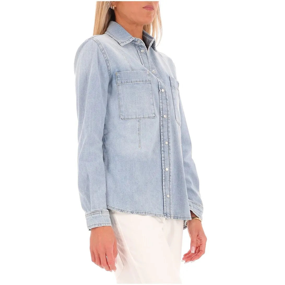 S5-8C0771 Camicia in Denim Light Blue Wash