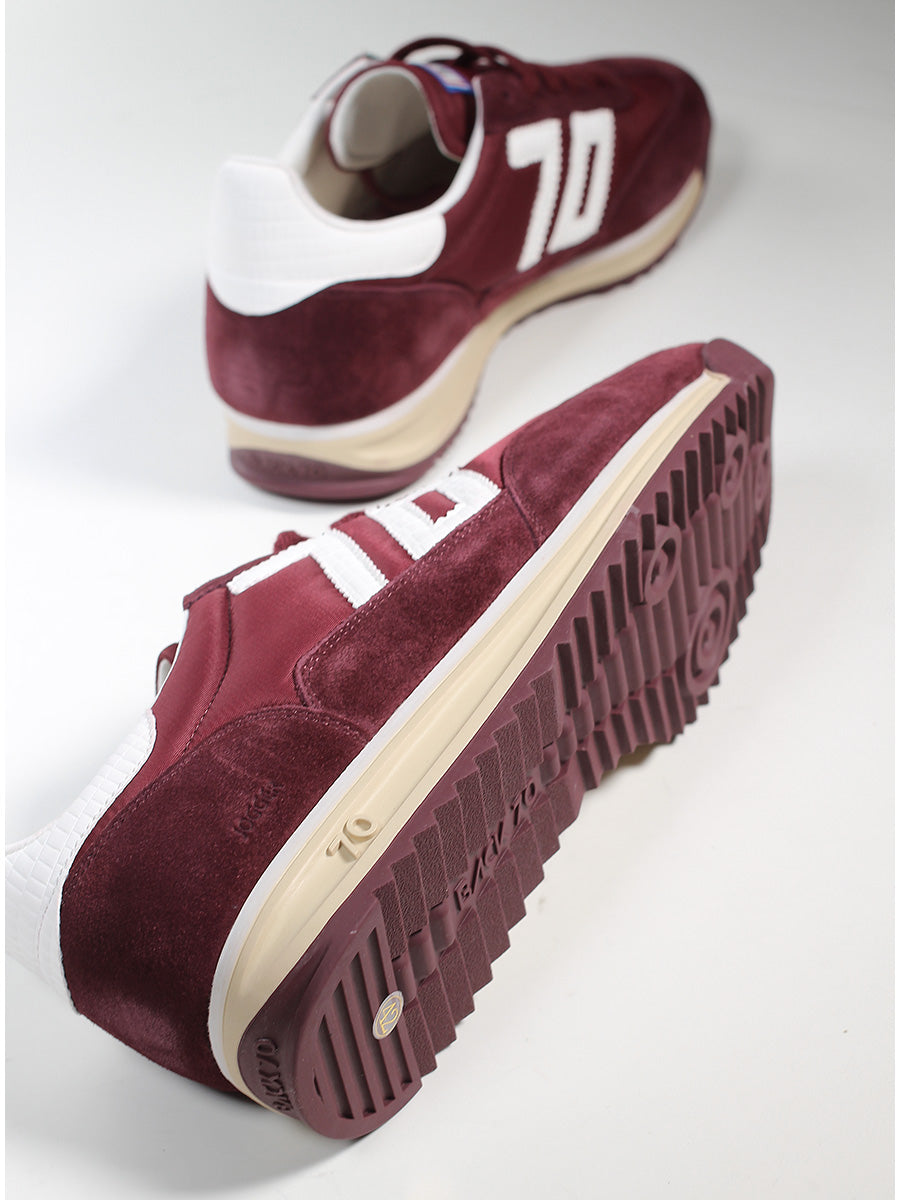 UW5-JOGGER Sneakers Nylon Sponge Wine Man