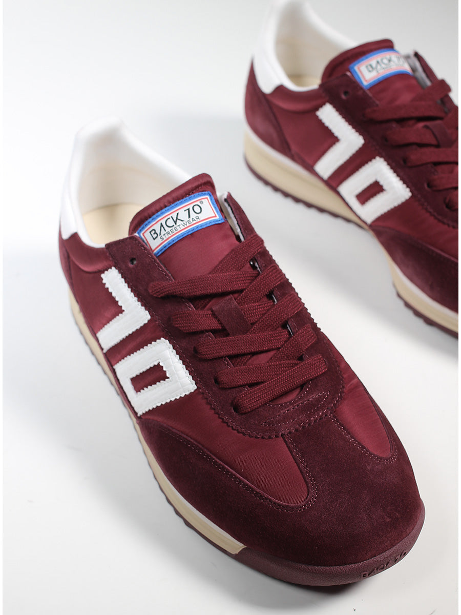 UW5-JOGGER Sneakers Nylon Sponge Wine Man