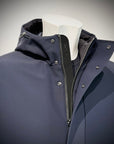 W5-0015 FROST Parka Tech Lungo Cappuccio Blu Man