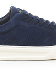 US6-3612 PHOENIX Sneakers Suede Blu Pilota Man