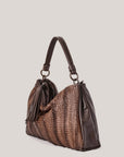 W6-897 AMELIE Borsa Intrecciata Soul Cioccolato
