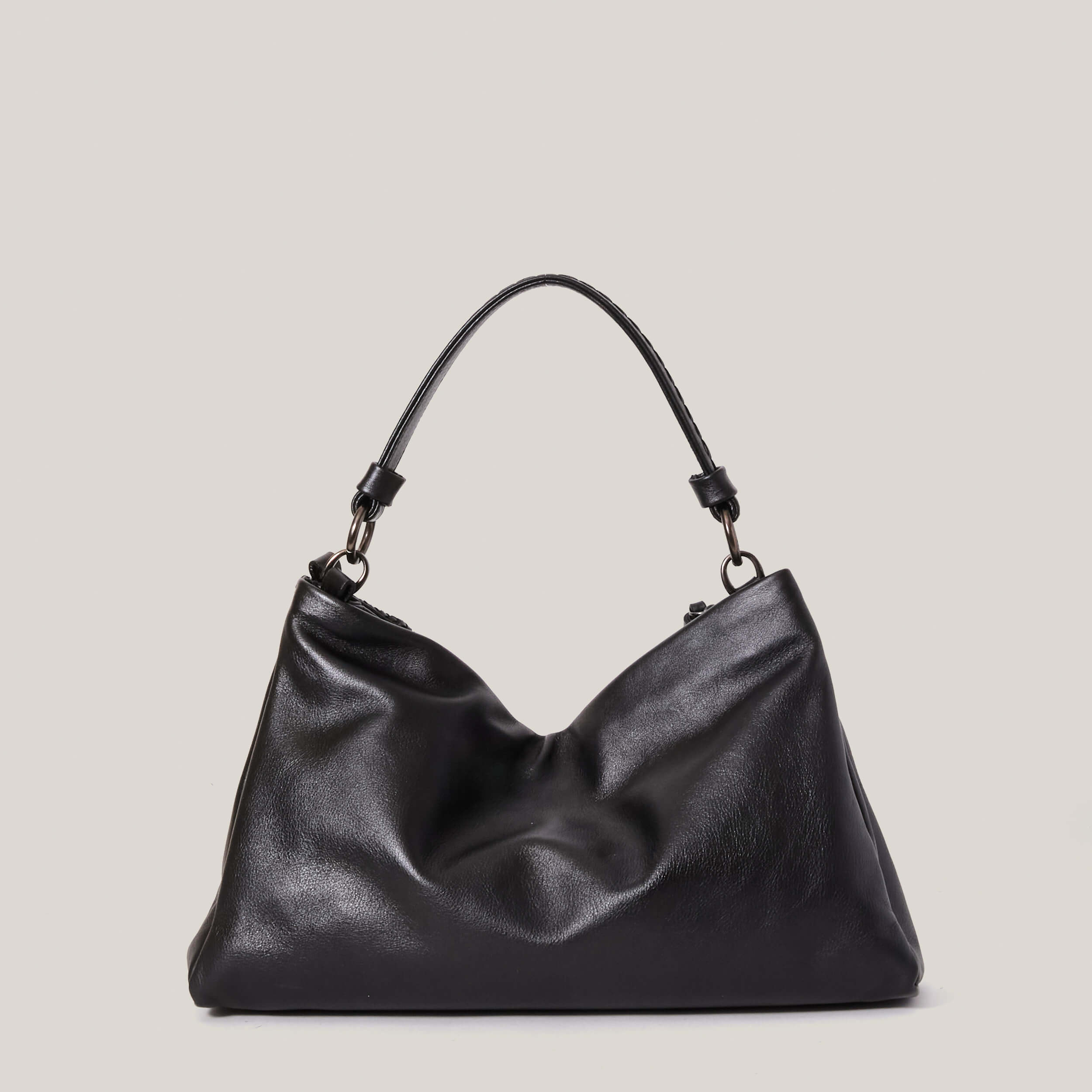 W6-897 AMELIE Borsa Intrecciata Soul Nero