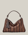 W6-897 AMELIE Borsa Intrecciata Soul Cioccolato