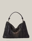 W6-897 AMELIE Borsa Intrecciata Soul Nero