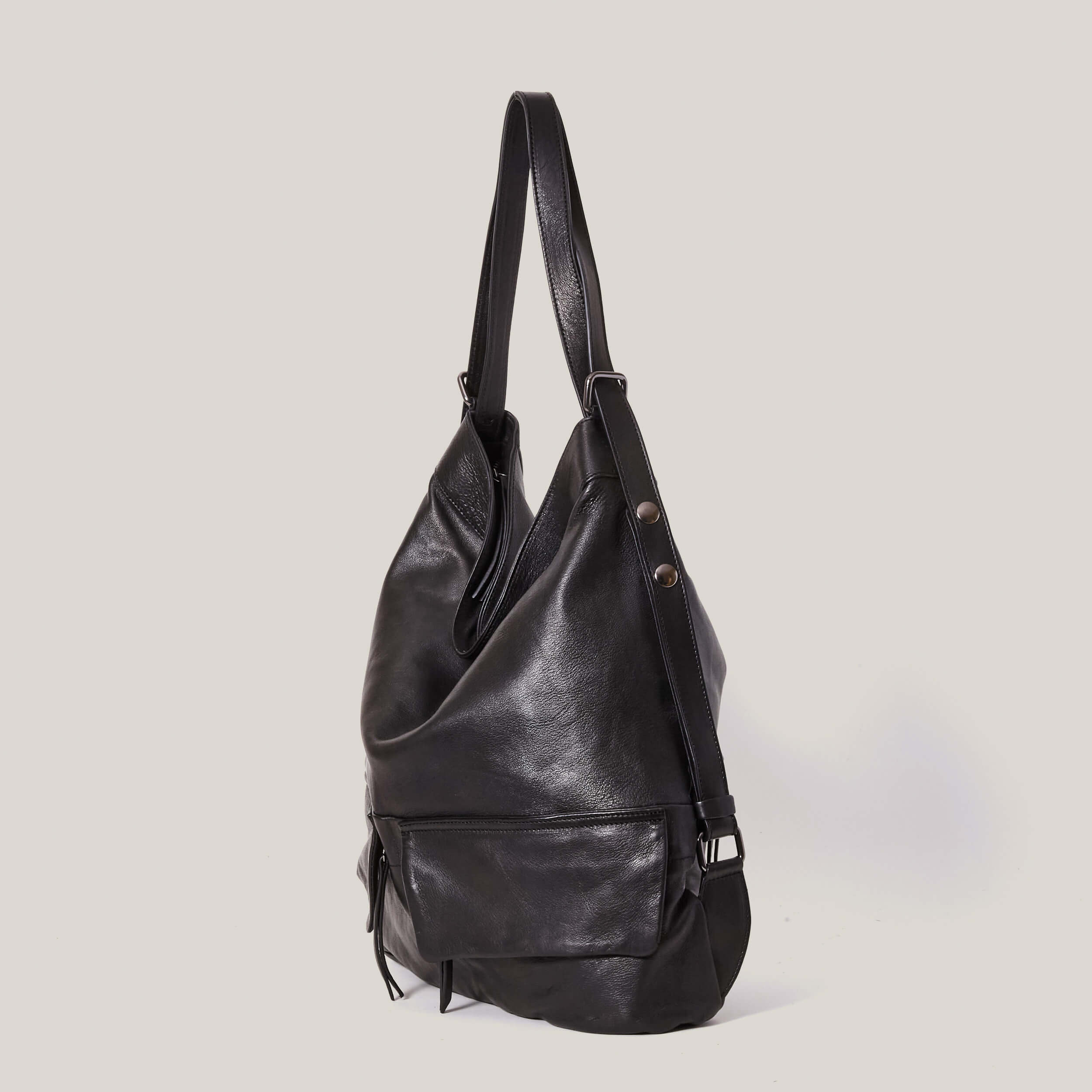 W6-850 SVEVA Zaino Nappa Nero