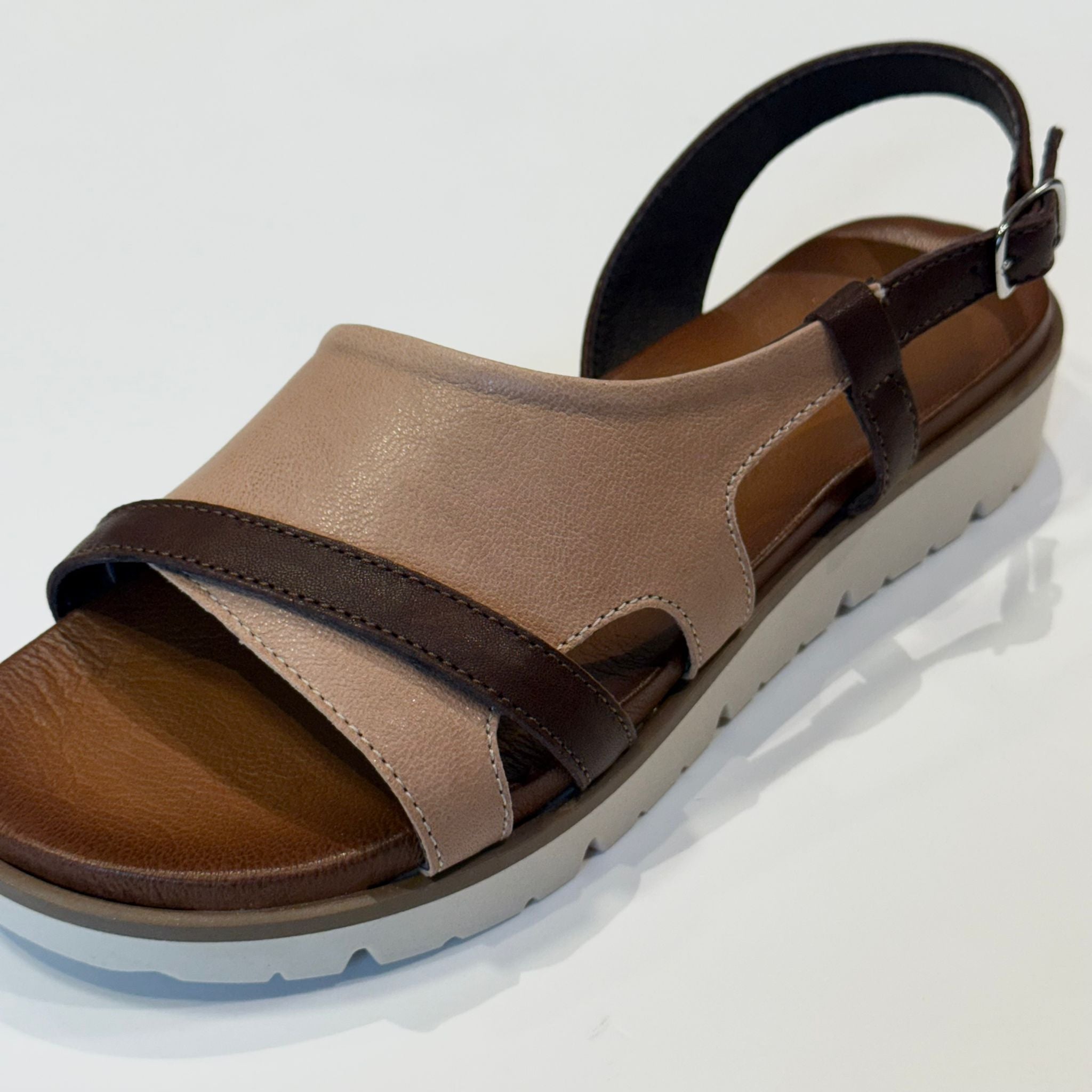 S5-1854 Sandalo Zeppa Koala Testa di Moro