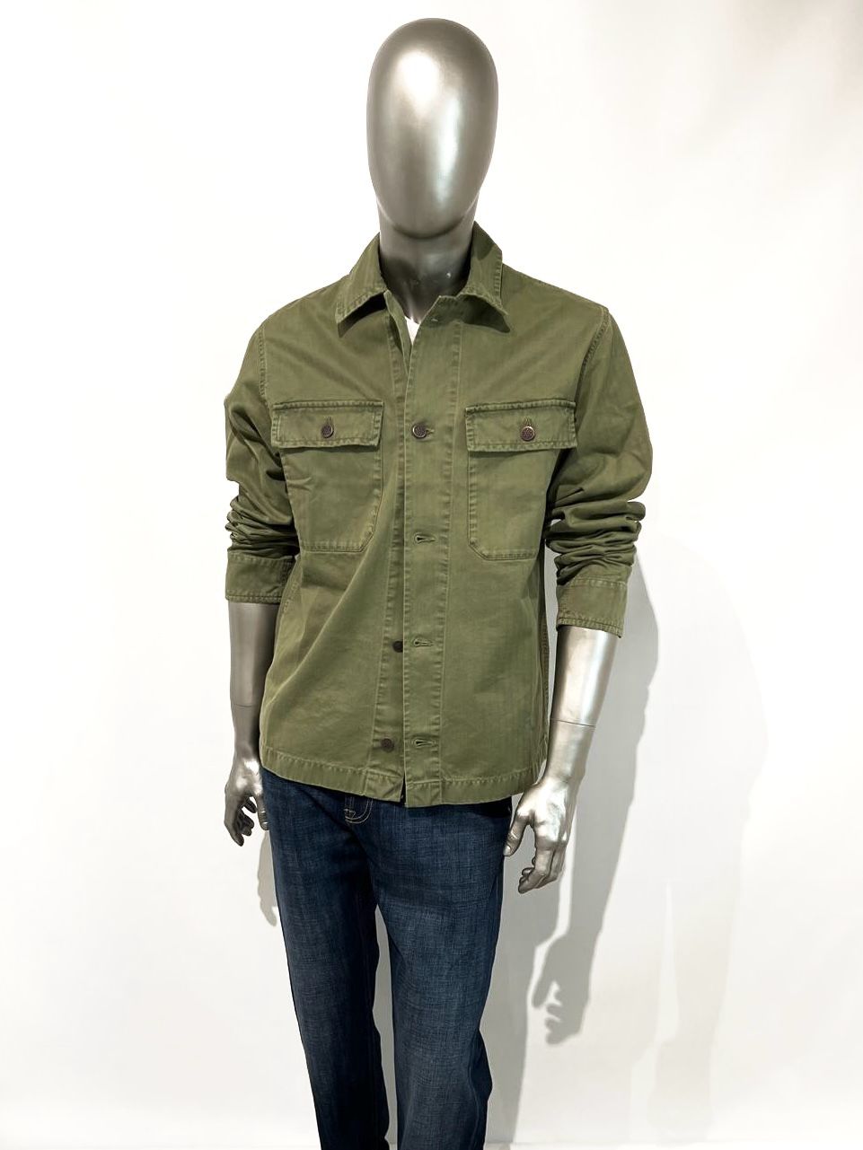US5-WILLYS HBT OverShirt Canvas Green Man