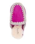 W-Suede Slipper Full Eskimo Stitch Mocha