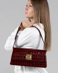 W5-1902 FLAVIA Borsa Cocco Vinaccia