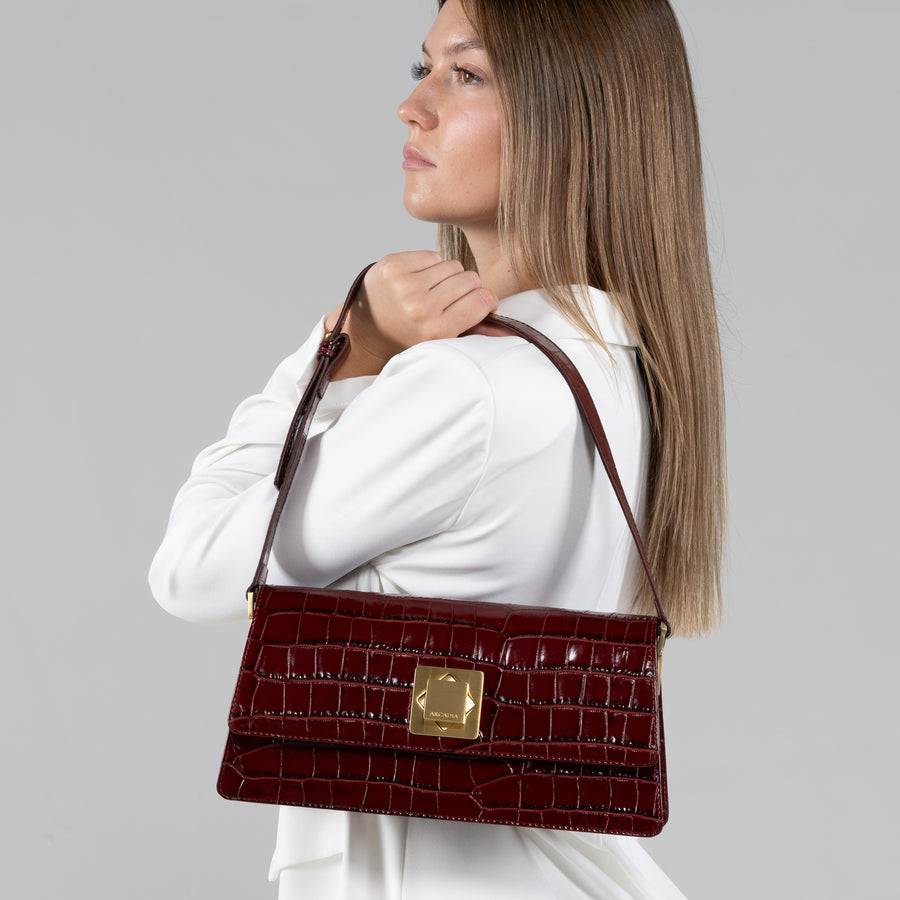 W5-1902 FLAVIA Borsa Cocco Vinaccia