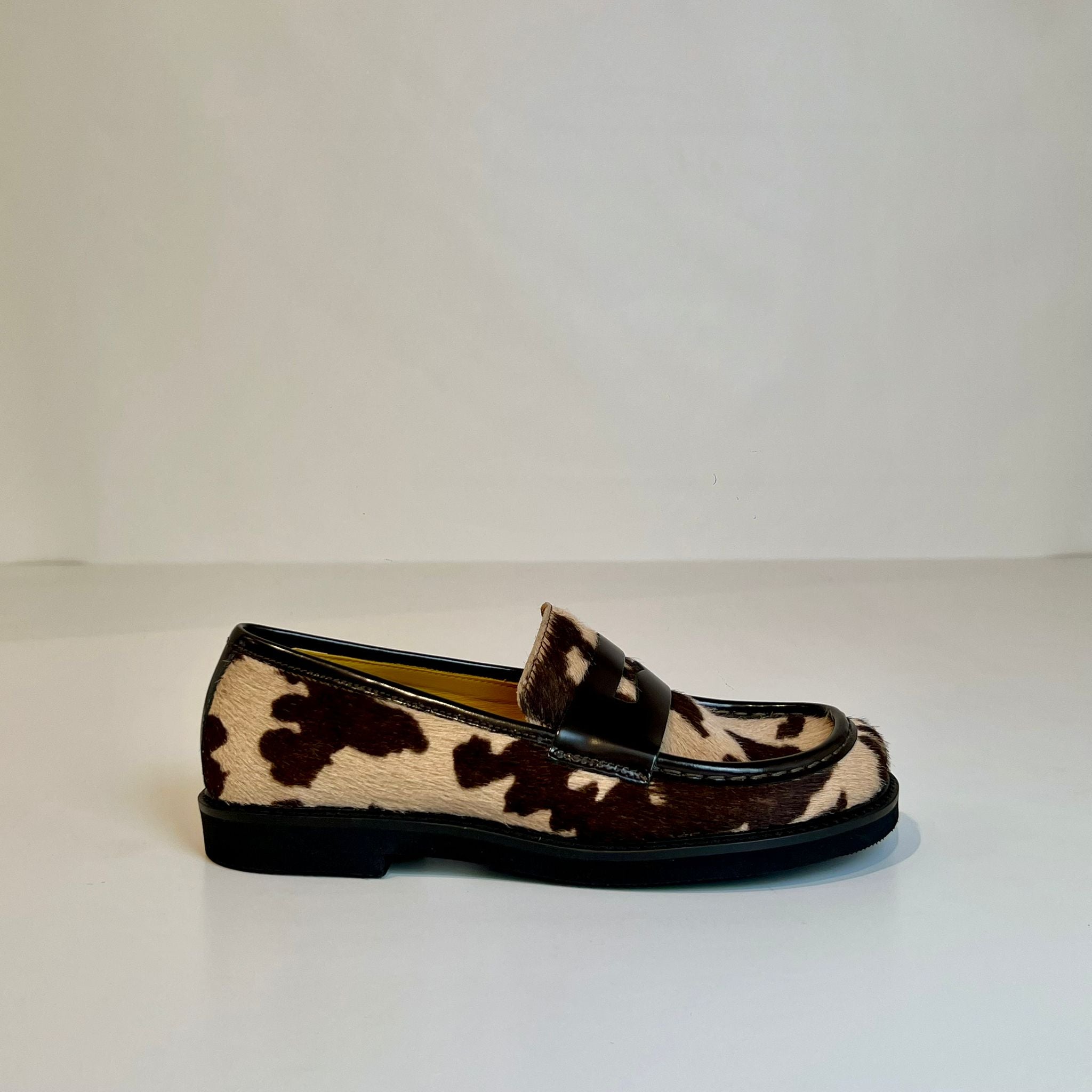 W5-9711 Mocassino Cavallino Mucca Caffe