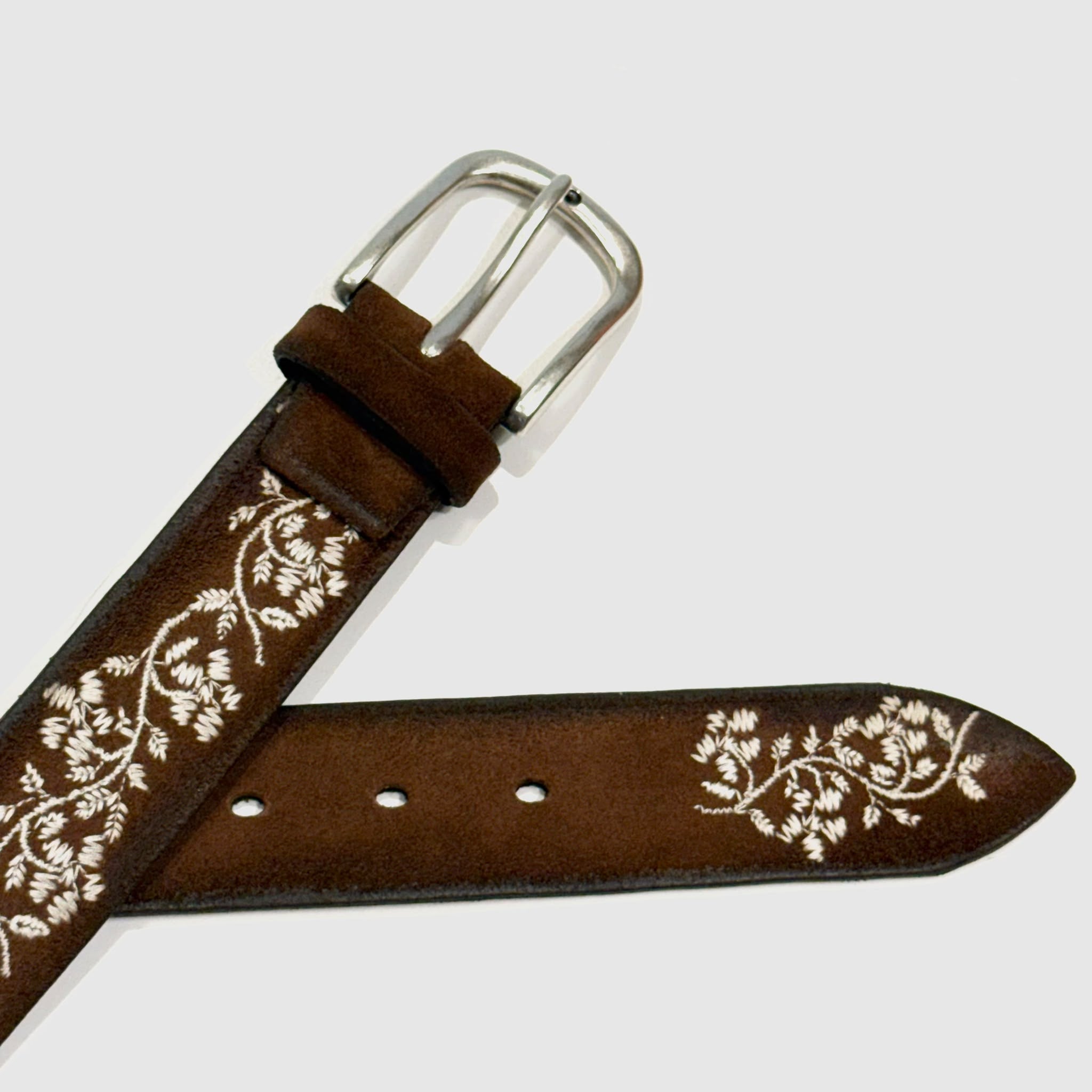 DW6-767/35 Cintura Ricamo Suede Bruciato Woman