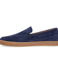 S-U1970 Mocassino Suede Blue Man