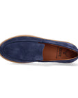 S-U1970 Mocassino Suede Blue Man