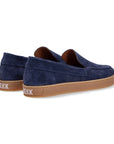 S-U1970 Mocassino Suede Blue Man