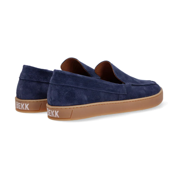 S-U1970 Mocassino Suede Blue Man