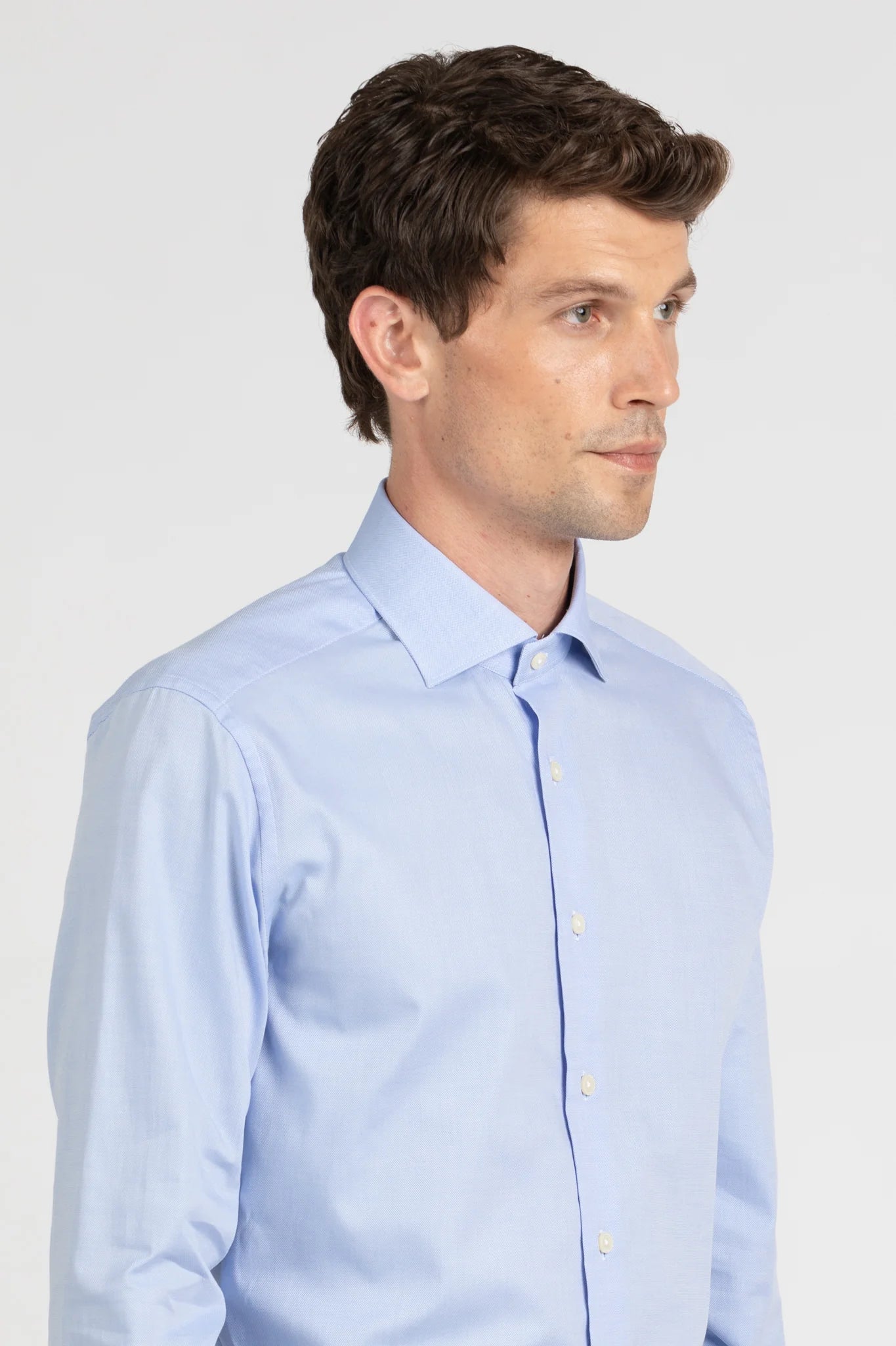 W4-GI0CIR Camicia Regular Giro Inglese Azzurro Man