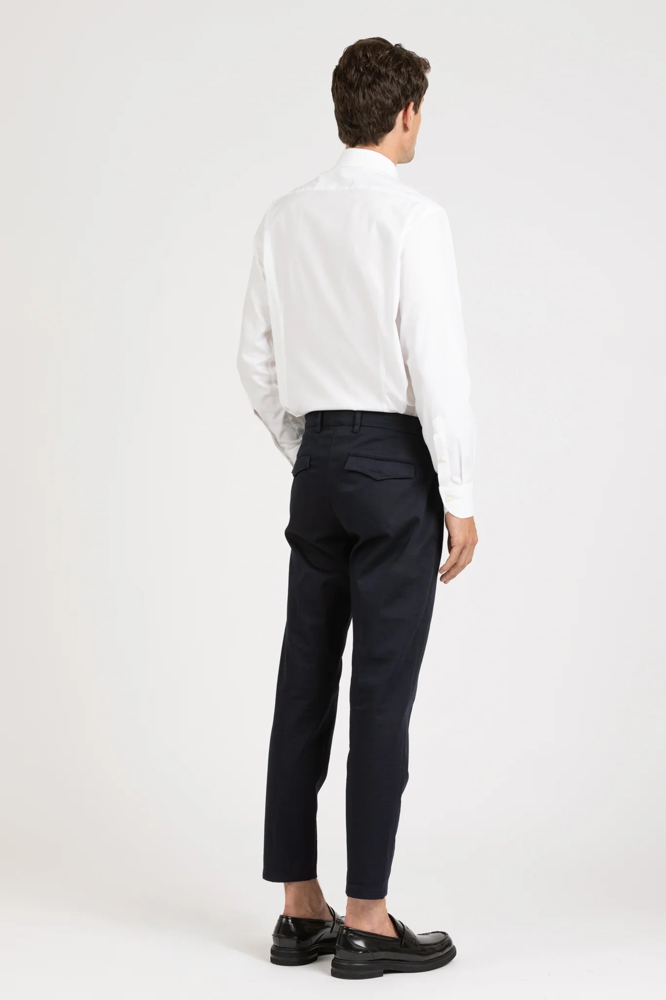 W6-GI0VUR Camicia Comfort Giro Inglese Bianco Man