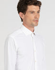 W3-QF0CJE Camicia SkinLike Regular Bianco Man