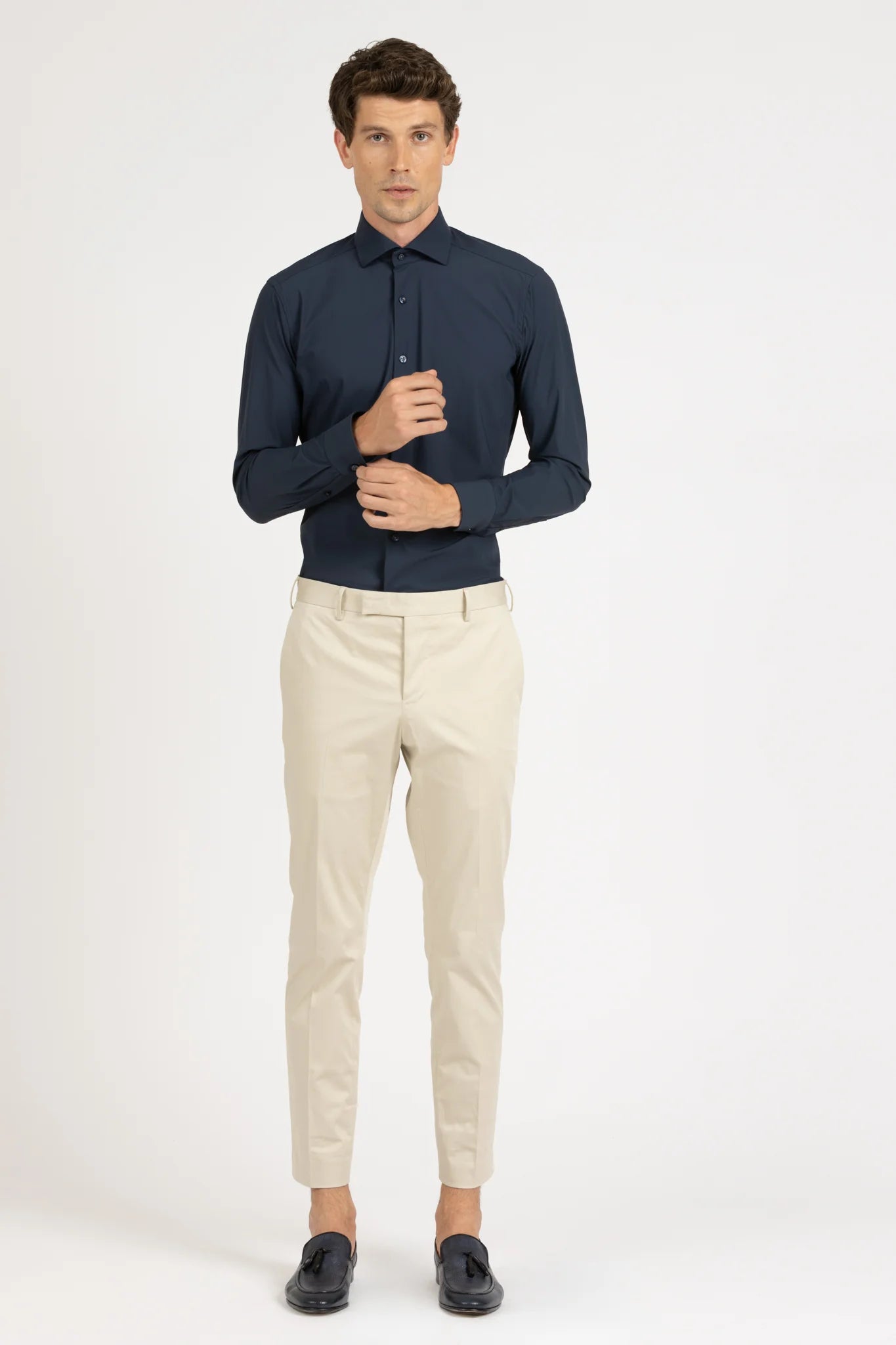 W5-QF0CJE Camicia SkinLike Regular Blu Man