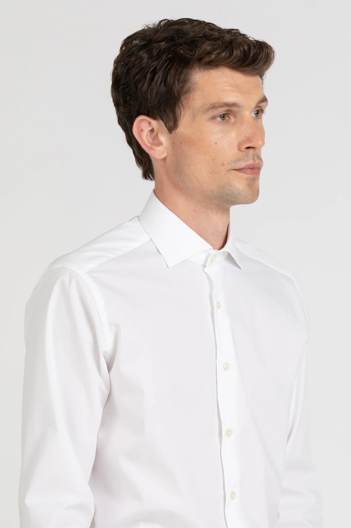 S4-UVACIR Camicia Regular Bianco Man