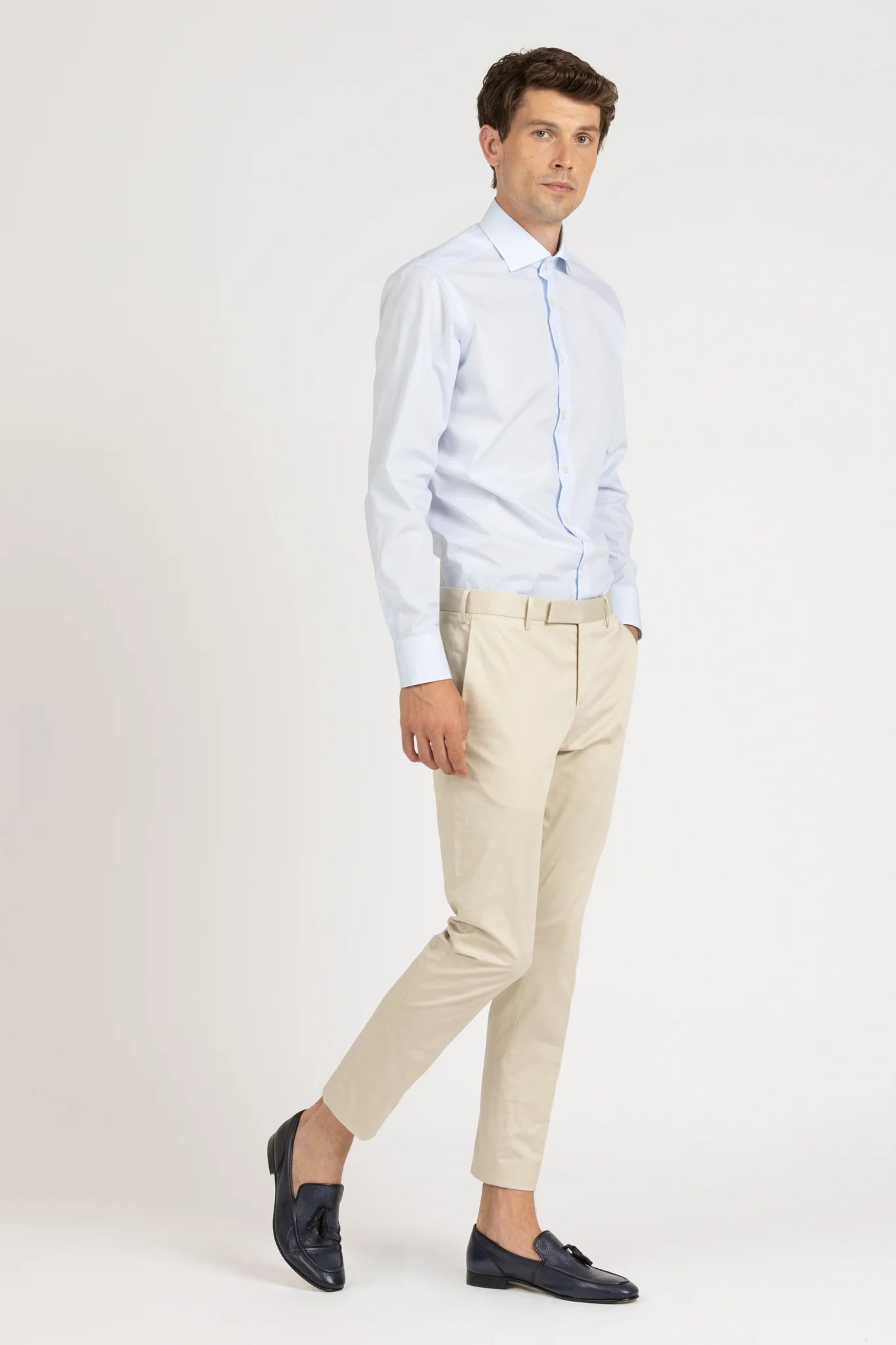 S5-UVACIR Camicia Regular Azzurro Man