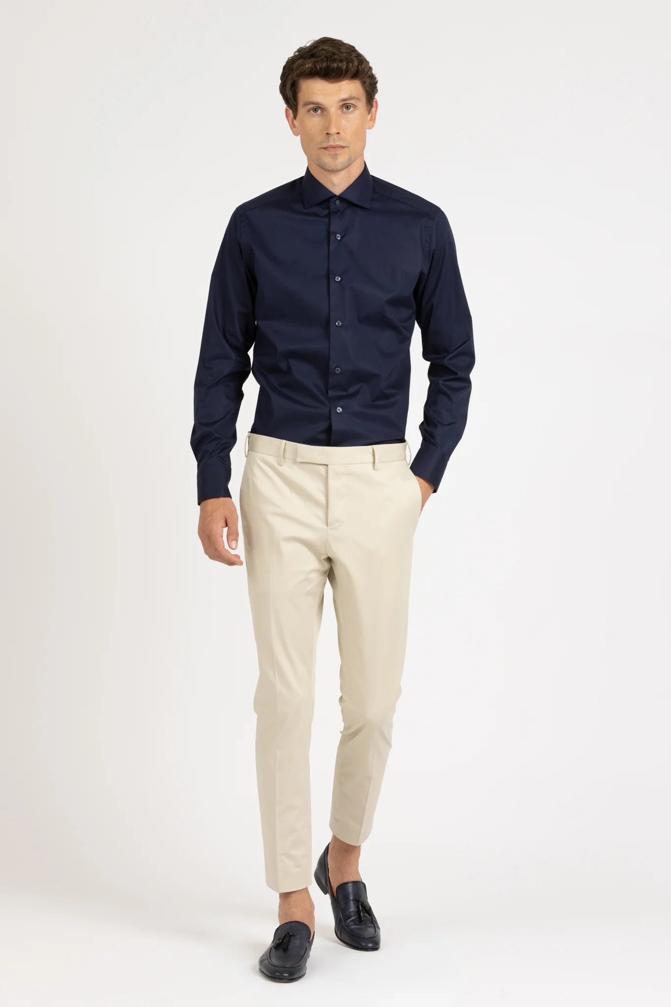 S5-UVACIR Camicia Regular Blu Man