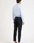 W4-TW0CIR Camicia Regular Twill Azzurro Man