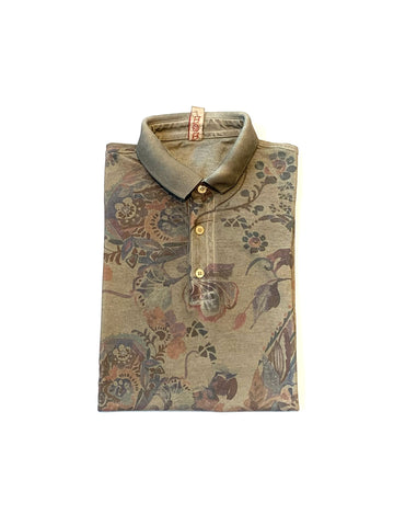 S4-PRESS Polo Stampa All Over Print58 Tabacco Man