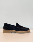 S4- MOK Mocassino Suede Navy Man