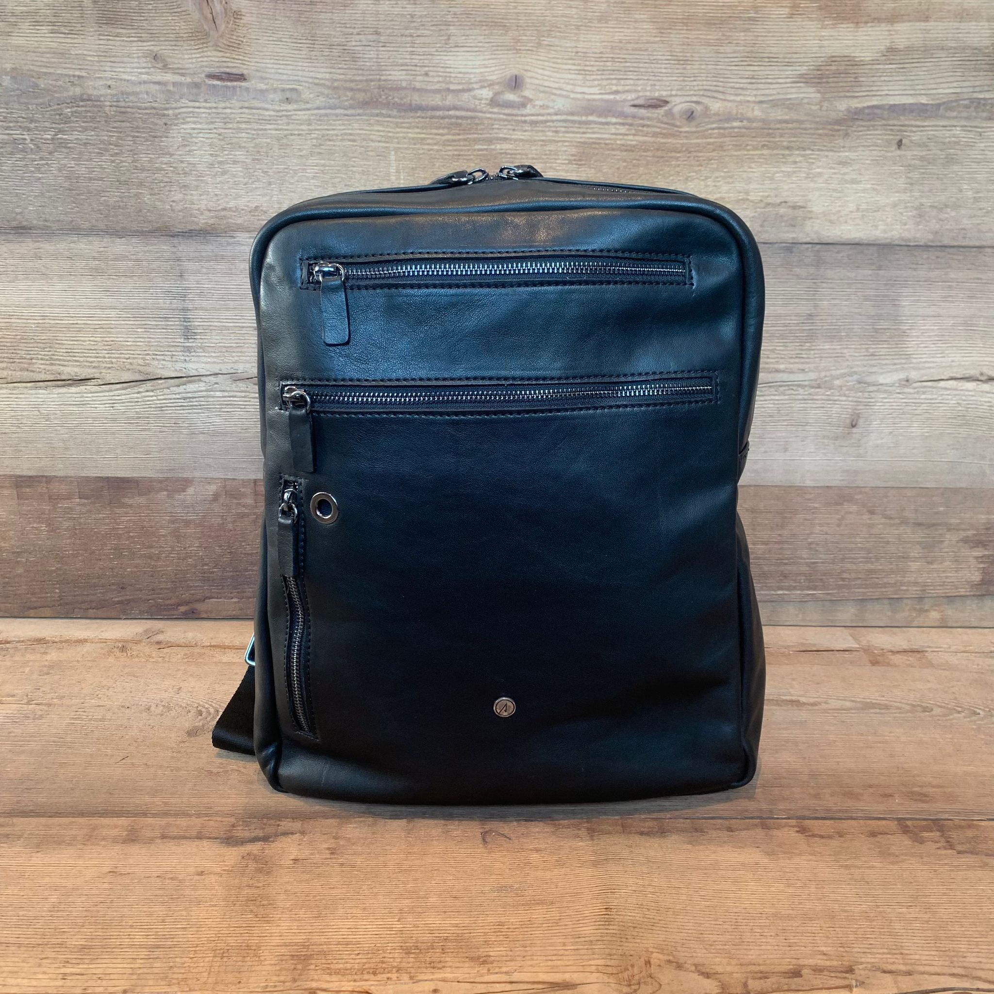 525 Zaino Business Pelle Vegetale Nero