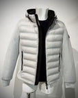 W5-0041 MESH Piumino Ibrido Cappuccio Mastice Man