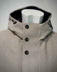 W5-0015 FROST Parka Tech Lungo Cappuccio Beige Man