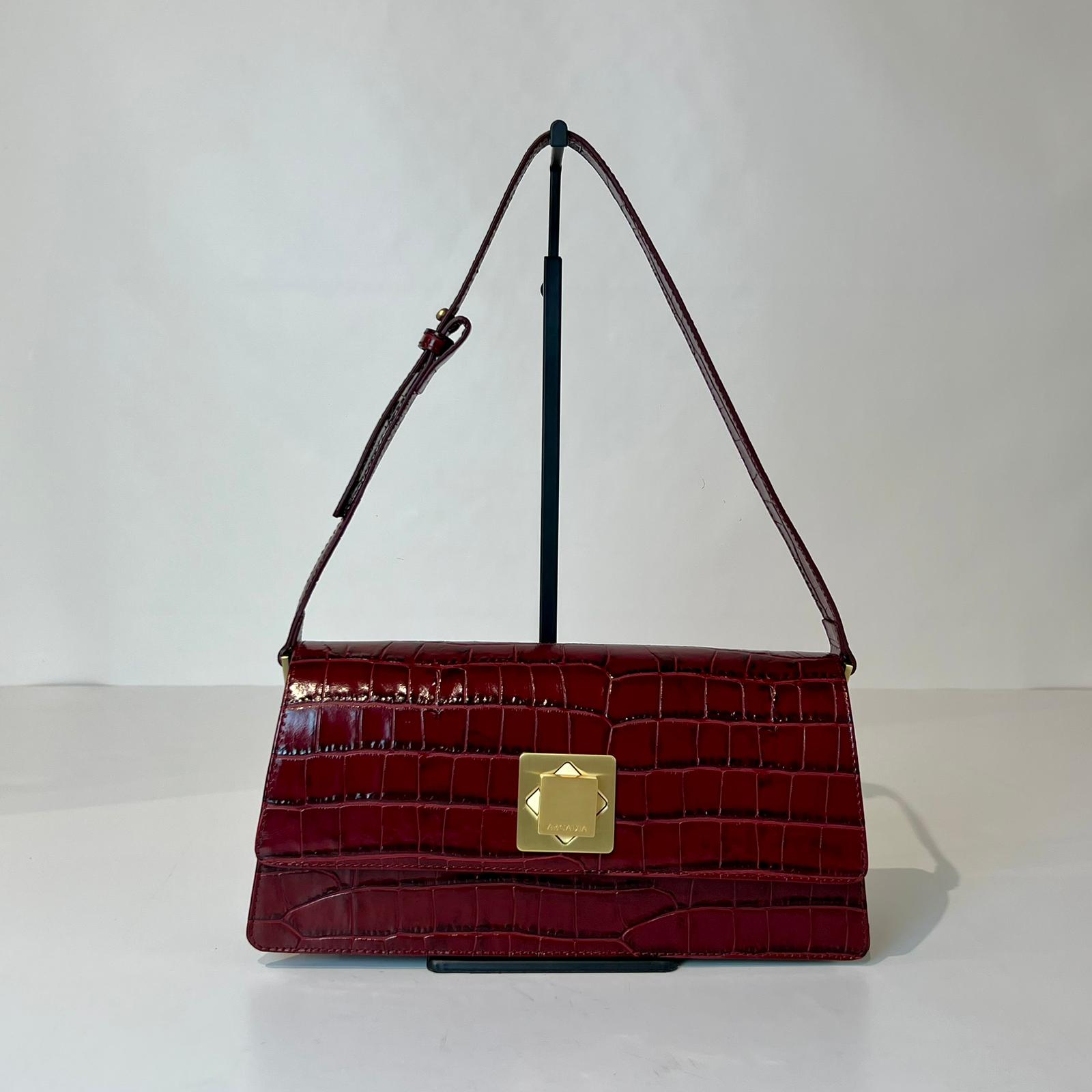 W5-1902 FLAVIA Borsa Cocco Vinaccia