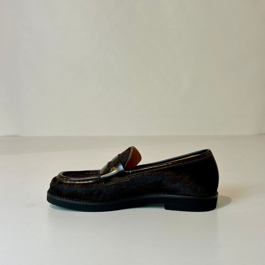 W5-9711 Mocassino Cavallino Pony Caffe