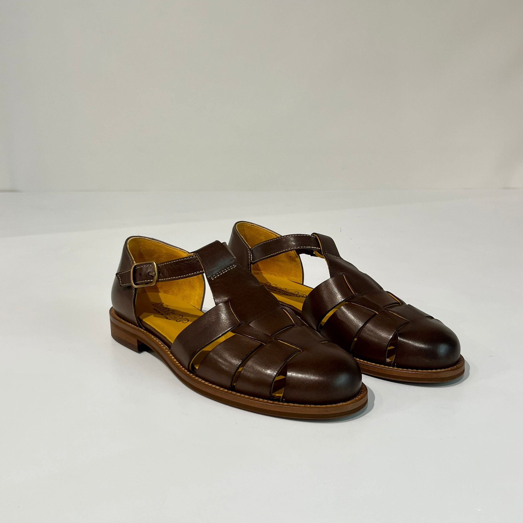 S6-9010 Scarpa Aperta Vitello Cacao