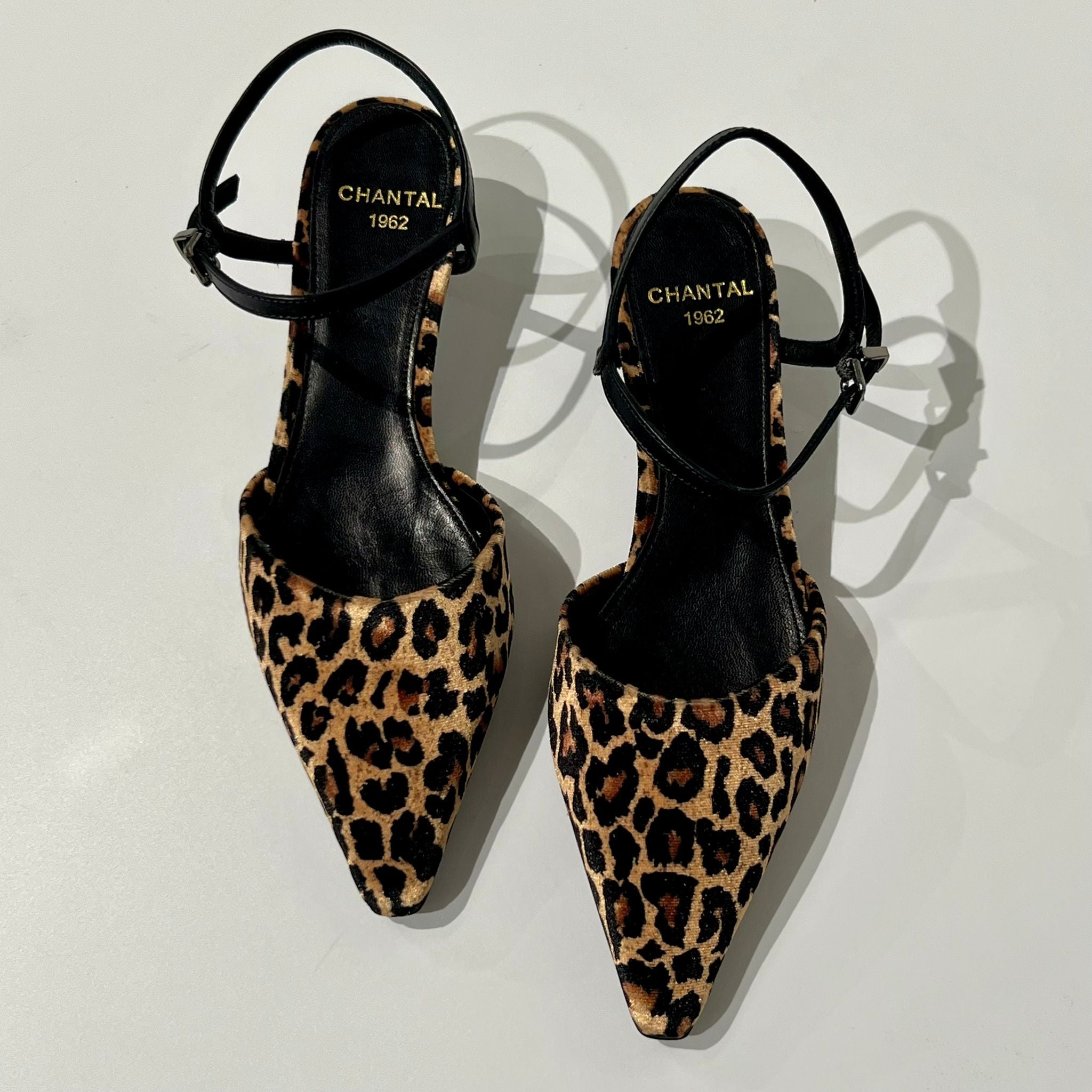 W5-2680 Slingback Velluto Leopard
