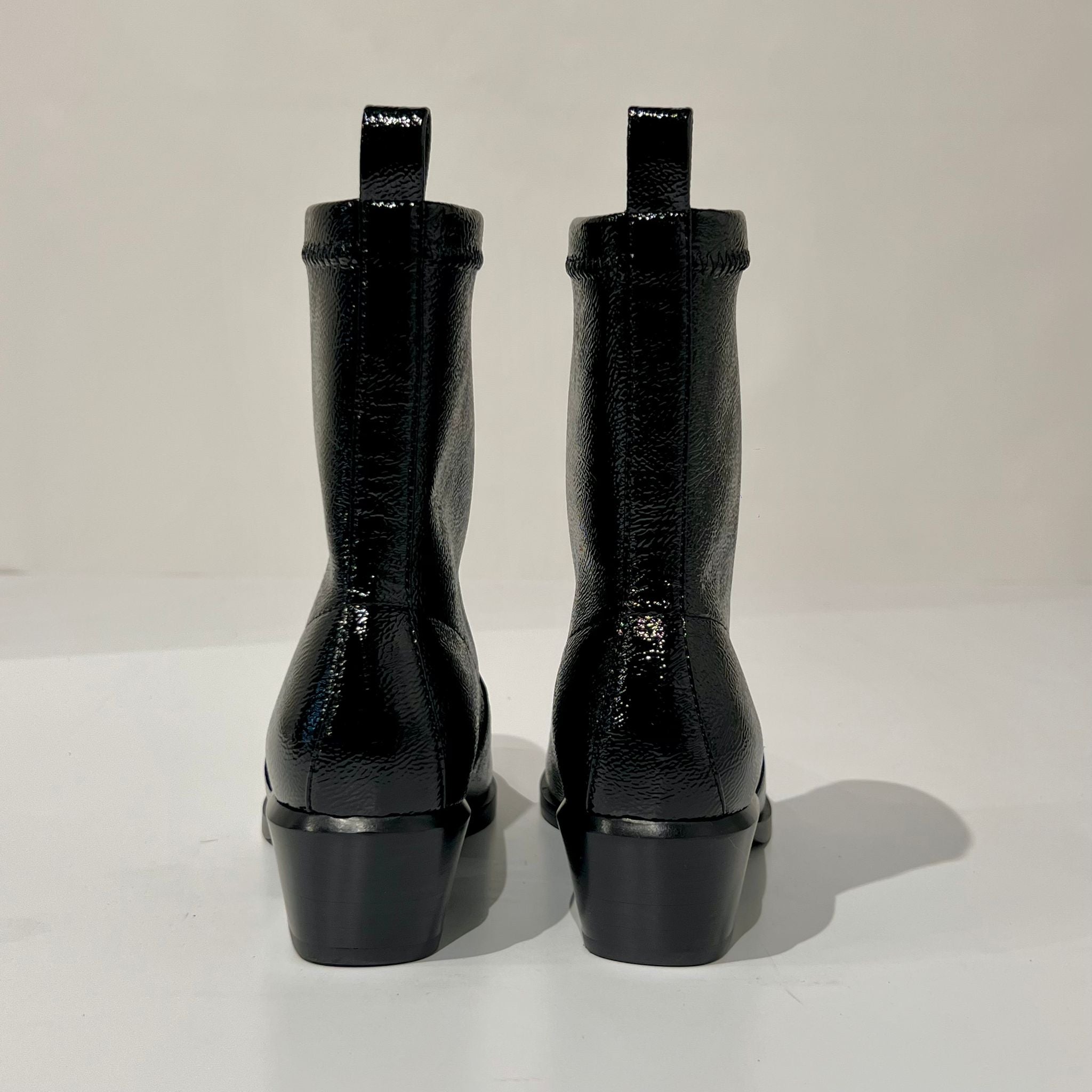 W5-90049 Stivaletto Texano Stretch Nero