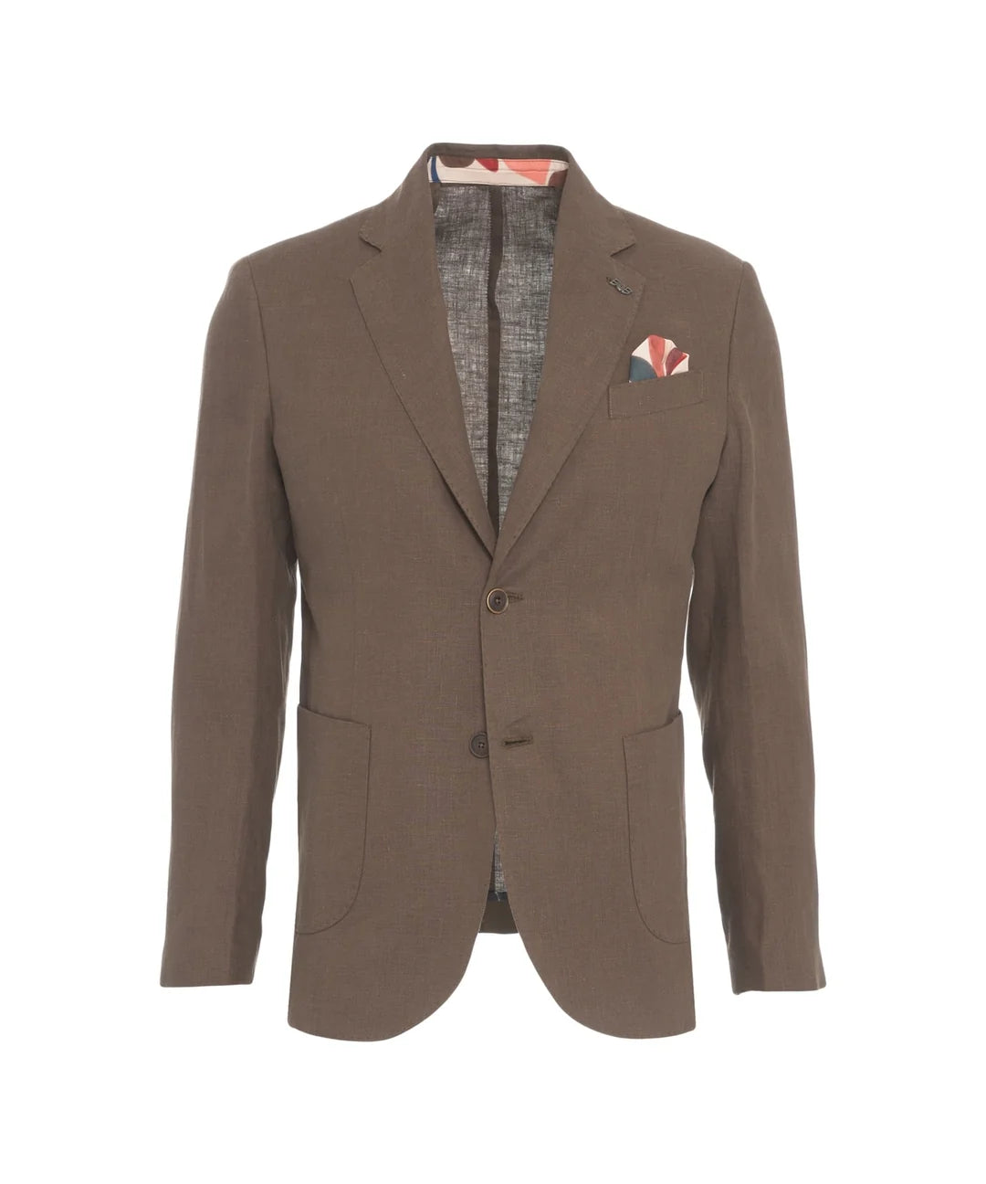 S5-SUIT403 Abito Monopetto In Lino Cioccolato Man