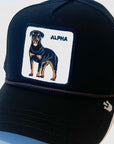 Cappello Canvas The Alpha Dog Black