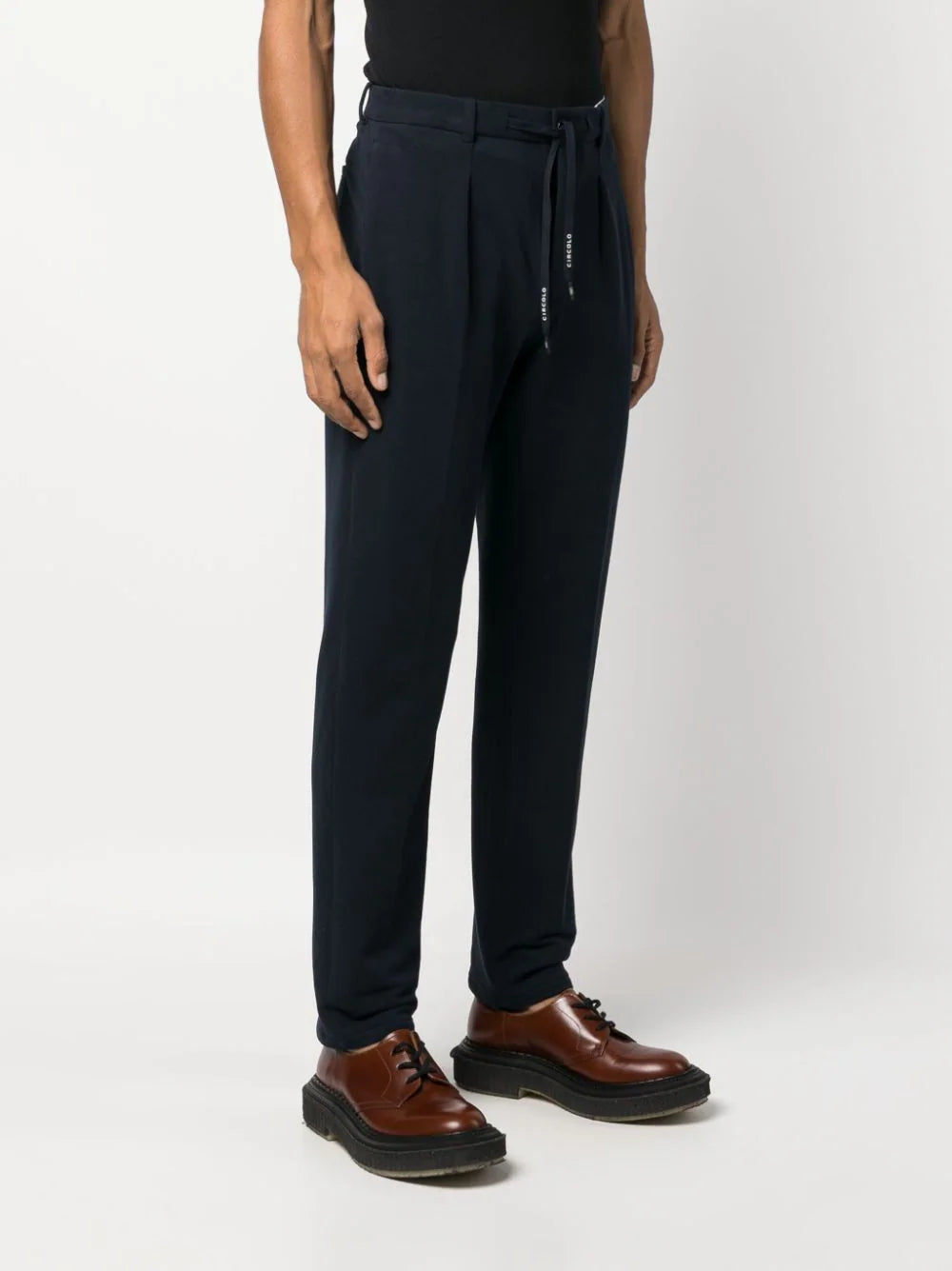 WU3-4009-3583 Pantalone Coulisse Blu Touch Man