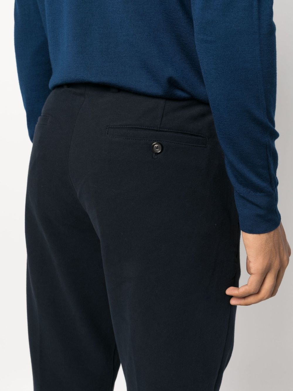 WU3-4009-3583 Pantalone Coulisse Blu Touch Man
