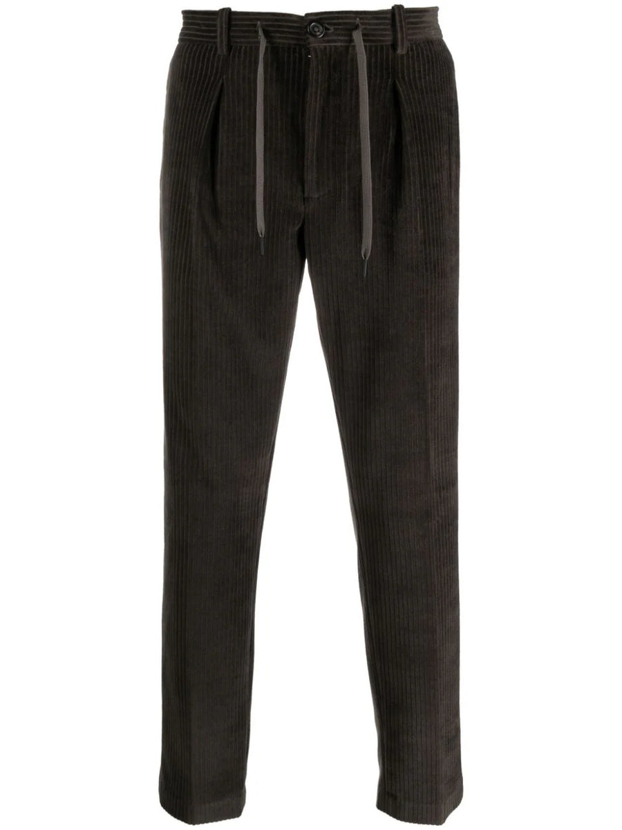 WU3-4043 Pantalone Corduroy Velluto Cemento Man