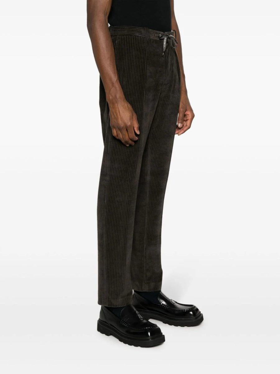 WU3-4043 Pantalone Corduroy Velluto Cemento Man