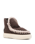 W-Eskimo Sneaker Glitter Logo Mocha